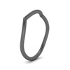 Load image into Gallery viewer, thin-contour-plain-wedding-band-in-black-gold-FD9986B1-NL-BG