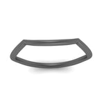 Load image into Gallery viewer, thin-contour-plain-wedding-band-in-black-gold-FD9986B1-NL-BG
