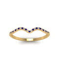 Thumbnail 36 - thin-curved-diamond-band-with-blue-sapphire-in-14K-yellow-gold-FD8300BGSABL-NL-YG