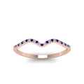 Thumbnail 43 - thin-curved-diamond-band-with-blue-sapphire-in-18K-rose-gold-FD8300BGSABL-NL-RG