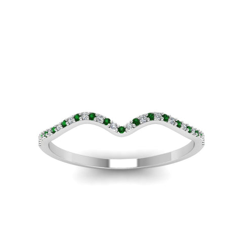 thin-curved-diamond-band-with-emerald-in-14K-white-gold-FD8300BGEMGR-NL-WG