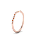 Thumbnail 82 - thin-curved-diamond-band-with-orange-sapphire-in-14K-rose-gold-FD8300BGSAOR-NL-RG