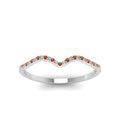 Thumbnail 77 - thin-curved-diamond-band-with-orange-sapphire-in-14K-white-gold-FD8300BGSAOR-NL-WG