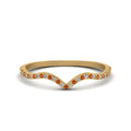 Thumbnail 83 - thin-curved-diamond-band-with-orange-sapphire-in-14K-yellow-gold-FD8300BGSAOR-NL-YG