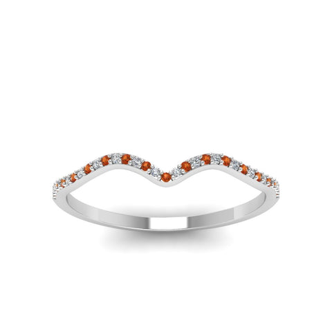 thin-curved-diamond-band-with-orange-sapphire-in-18K-white-gold-FD8300BGSAOR-NL-WG