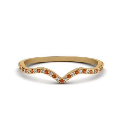 thin-curved-diamond-band-with-orange-sapphire-in-18K-yellow-gold-FD8300BGSAOR-NL-YG