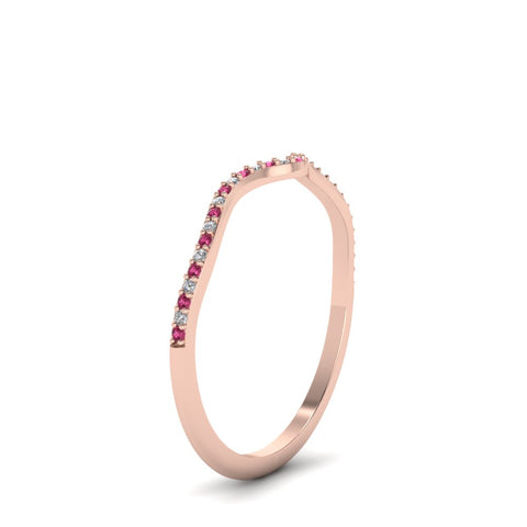 thin-curved-diamond-band-with-pink-sapphire-in-14K-rose-gold-FD8300BGSADRPI-NL-RG