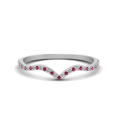 thin-curved-diamond-band-with-pink-sapphire-in-14K-white-gold-FD8300BGSADRPI-NL-WG