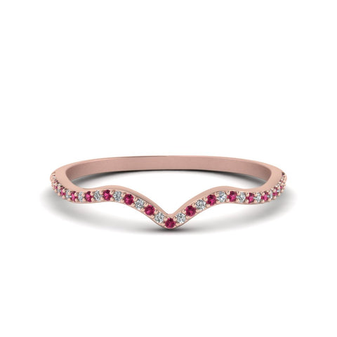 thin-curved-diamond-band-with-pink-sapphire-in-18K-rose-gold-FD8300BGSADRPI-NL-RG