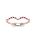 Thumbnail 67 - thin-curved-diamond-band-with-pink-sapphire-in-18K-rose-gold-FD8300BGSADRPI-NL-RG