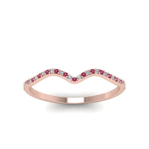 thin-curved-diamond-band-with-pink-sapphire-in-18K-rose-gold-FD8300BGSADRPI-NL-RG