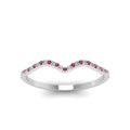 Thumbnail 63 - thin-curved-diamond-band-with-pink-sapphire-in-18K-white-gold-FD8300BGSADRPI-NL-WG