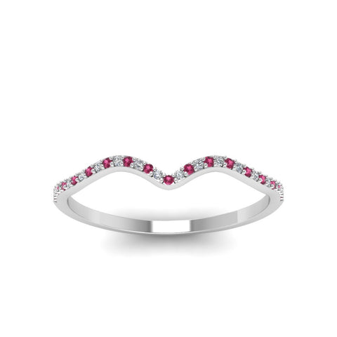 thin-curved-diamond-band-with-pink-sapphire-in-18K-white-gold-FD8300BGSADRPI-NL-WG