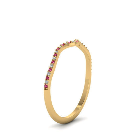 thin-curved-diamond-band-with-pink-sapphire-in-18K-yellow-gold-FD8300BGSADRPI-NL-YG