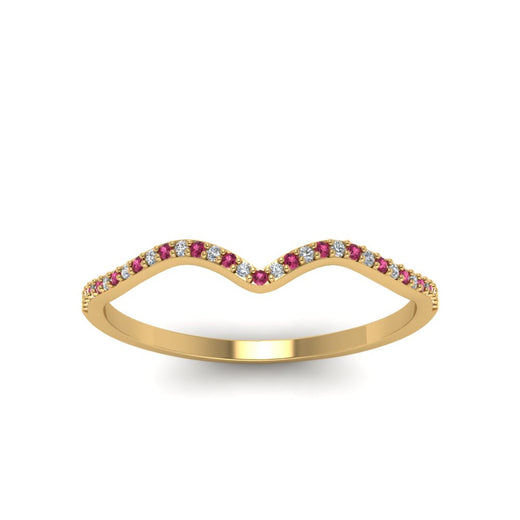 thin-curved-diamond-band-with-pink-sapphire-in-18K-yellow-gold-FD8300BGSADRPI-NL-YG