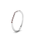 Thumbnail 126 - thin-curved-diamond-band-with-ruby-in-14K-white-gold-FD8300BGRUDR-NL-WG
