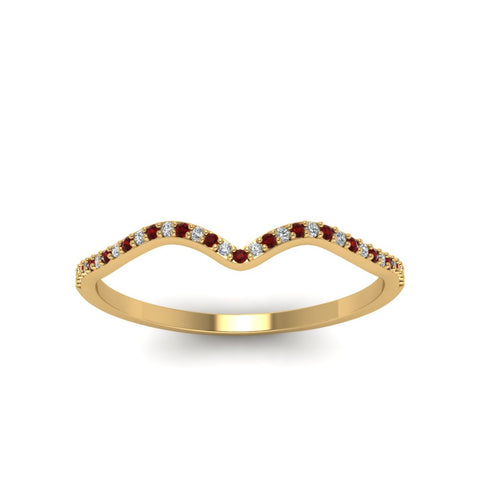 thin-curved-diamond-band-with-ruby-in-14K-yellow-gold-FD8300BGRUDR-NL-YG