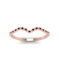 Thumbnail 139 - thin-curved-diamond-band-with-ruby-in-18K-rose-gold-FD8300BGRUDR-NL-RG