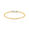 Load image into Gallery viewer, Stackable Thin Baguette Ring