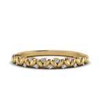 Load image into Gallery viewer, thin-diamond-vintage-wedding-band-in-yellow-gold-FD123703B-NL-YG
