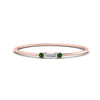 Load image into Gallery viewer, Stackable Thin Baguette Ring