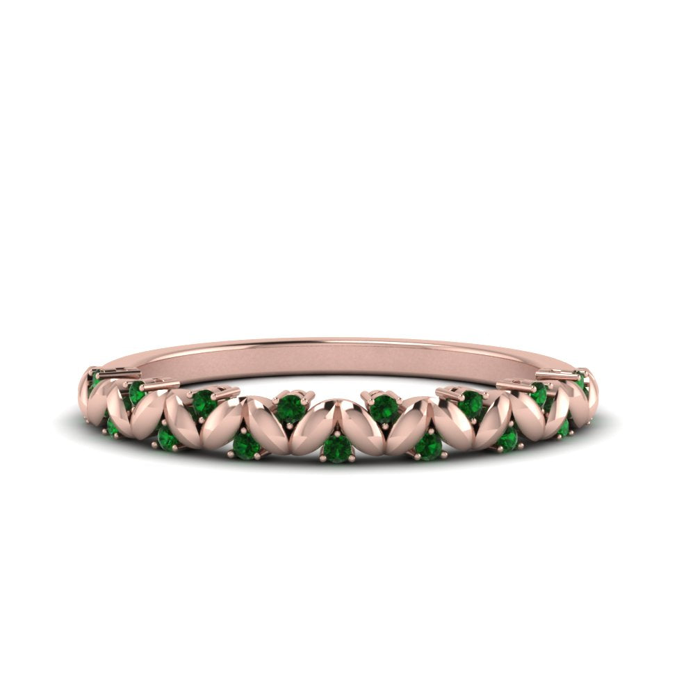 thin-emerald-vintage-wedding-band-in-rose-gold-FD123703BGEMGR-NL-RG-GS