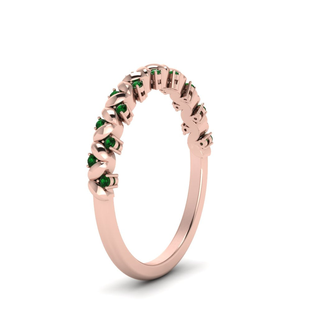 thin-emerald-vintage-wedding-band-in-rose-gold-FD123703BGEMGR-NL-RG-GS