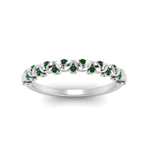 thin-emerald-vintage-wedding-band-in-white-gold-FD123703BGEMGR-NL-WG-GS