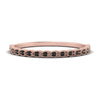 Load image into Gallery viewer, thin-floral-stacking-black-diamond-band-in-rose-gold-FD123085B2GBLACKANGLE3-NL-RG-GS.jpg