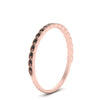 Load image into Gallery viewer, thin-floral-stacking-black-diamond-band-in-rose-gold-FD123085B2GBLACKANGLE3-NL-RG-GS.jpg