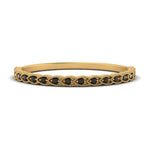 Load image into Gallery viewer, thin-floral-stacking-black-diamond-band-in-yellow-gold-FD123085B2GBLACKANGLE3-NL-YG-GS.jpg
