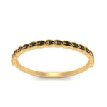 Load image into Gallery viewer, thin-floral-stacking-black-diamond-band-in-yellow-gold-FD123085B2GBLACKANGLE3-NL-YG-GS.jpg
