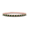 Load image into Gallery viewer, thin-floral-stacking-emerald-band-in-rose-gold-FD123085B2GEMGRANGLE3-NL-RG-GS.jpg