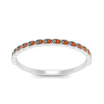 Load image into Gallery viewer, thin-floral-stacking-orange-sapphire-band-in-white-gold-FD123085B2GSAORANGLE3-NL-WG-GS.jpg
