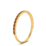 Load image into Gallery viewer, thin-floral-stacking-orange-sapphire-band-in-yellow-gold-FD123085B2GSAORANGLE3-NL-YG-GS.jpg
