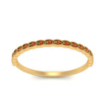 Load image into Gallery viewer, thin-floral-stacking-orange-sapphire-band-in-yellow-gold-FD123085B2GSAORANGLE3-NL-YG-GS.jpg
