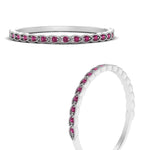 Load image into Gallery viewer, thin-floral-stacking-pink-sapphire-band-in-white-gold-FD123085B2GSADRPIANGLE3-NL-WG-GS.jpg

