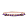 Load image into Gallery viewer, thin-floral-stacking-purple-topaz-band-in-rose-gold-FD123085B2GVITOANGLE3-NL-RG-GS.jpg