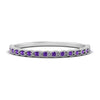 Load image into Gallery viewer, thin-floral-stacking-purple-topaz-band-in-white-gold-FD123085B2GVITOANGLE3-NL-WG-GS.jpg