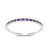 Load image into Gallery viewer, thin-floral-stacking-purple-topaz-band-in-white-gold-FD123085B2GVITOANGLE3-NL-WG-GS.jpg