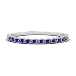 Load image into Gallery viewer, thin-floral-stacking-sapphire-band-in-white-gold-FD123085B2GSABLANGLE3-NL-WG-GS.jpg
