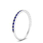 Load image into Gallery viewer, thin-floral-stacking-sapphire-band-in-white-gold-FD123085B2GSABLANGLE3-NL-WG-GS.jpg
