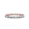 Load image into Gallery viewer, thin-marquise-and-round-eternity-wedding-band-in-rose-gold-FDEWB9403-NL-RG
