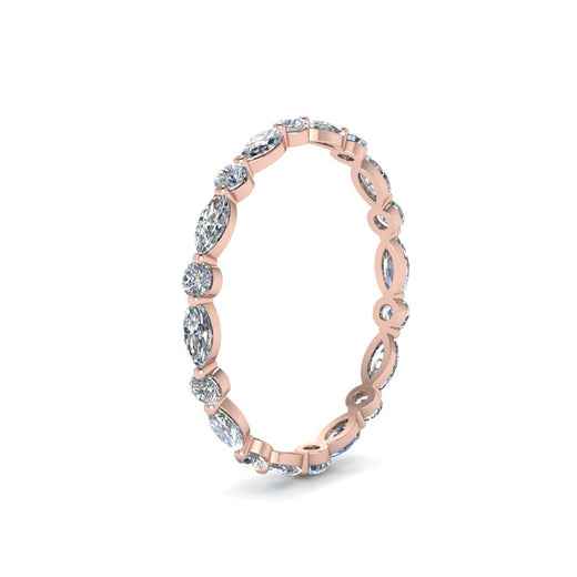 thin-marquise-and-round-eternity-wedding-band-in-rose-gold-FDEWB9403ANGLE2-NL-RG
