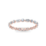 Load image into Gallery viewer, thin-marquise-and-round-eternity-wedding-band-in-rose-gold-FDEWB9403ANGLE5-NL-RG
