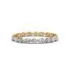 Load image into Gallery viewer, thin-marquise-and-round-eternity-wedding-band-in-yellow-gold-FDEWB9403-NL-YG