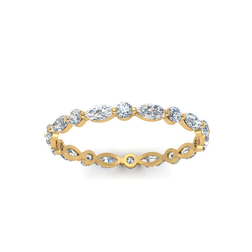thin-marquise-and-round-eternity-wedding-band-in-yellow-gold-FDEWB9403ANGLE5-NL-YG