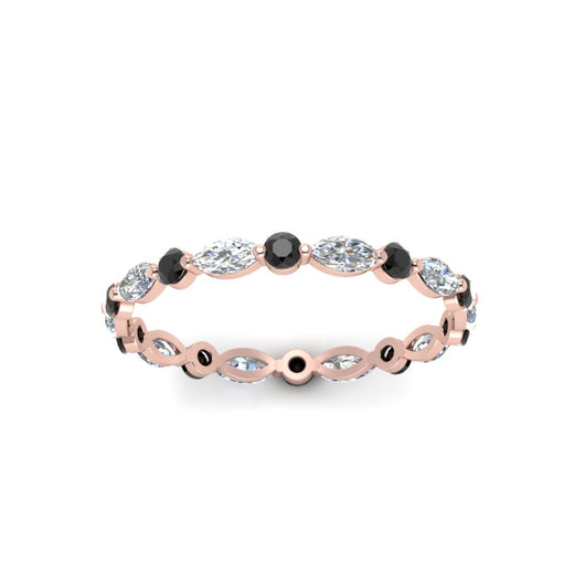 thin-marquise-and-round-eternity-wedding-band-with-black-diamond-in-rose-gold-FDEWB9403GBLACKANGLE5-NL-RG