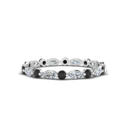 thin-marquise-and-round-eternity-wedding-band-with-black-diamond-in-white-gold-FDEWB9403GBLACK-NL-WG