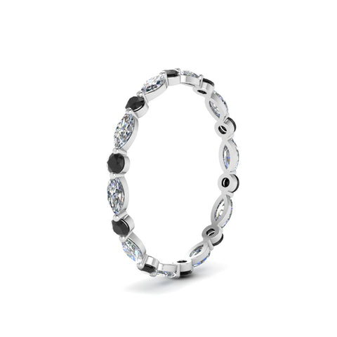 thin-marquise-and-round-eternity-wedding-band-with-black-diamond-in-white-gold-FDEWB9403GBLACKANGLE2-NL-WG